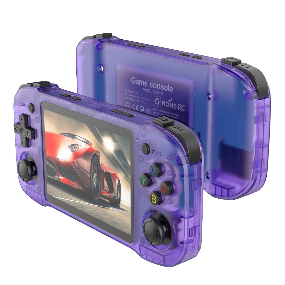 100% Original Linux R46H Retro Handheld Game Console 4.2 IPS 20000+ Games Portable Pocket Player 64G/128G Kids Gifts 2025 NEW