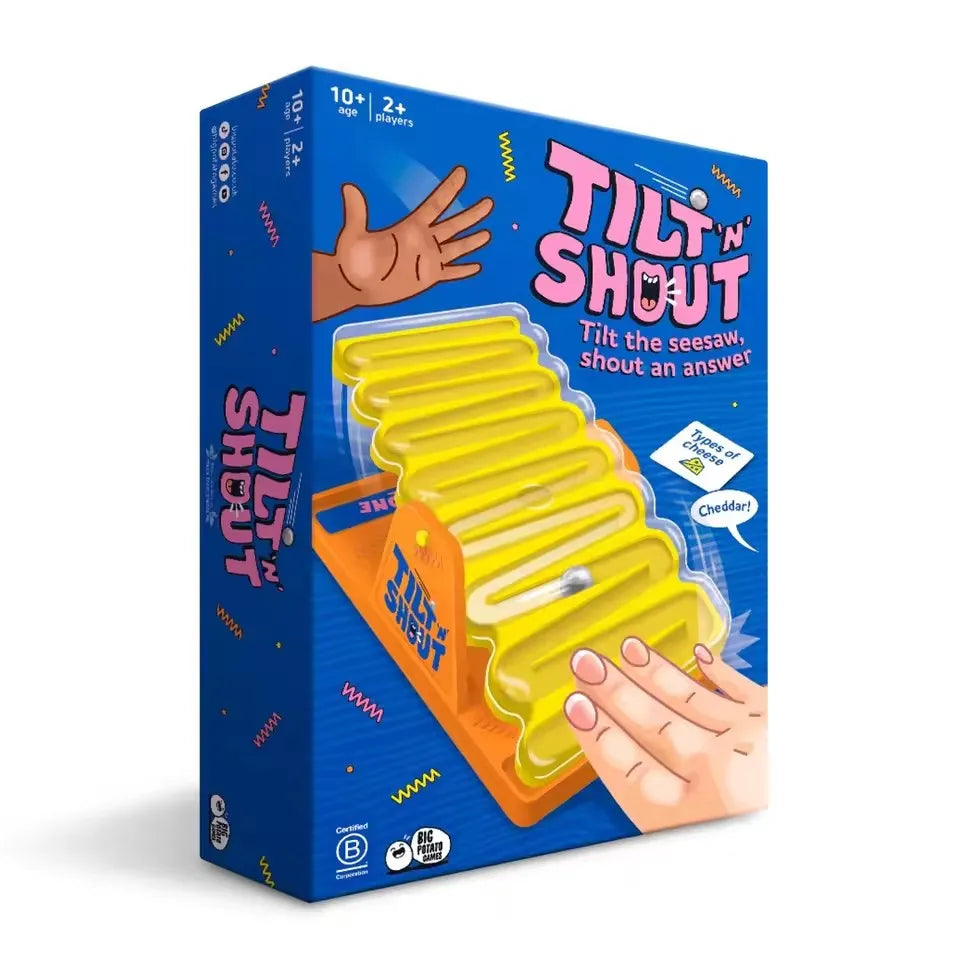 New Shake Stilt Board Chessboard Battle Challenge TILT N SHOUT Desktop Puzzle Game Family Gathering Game Toy