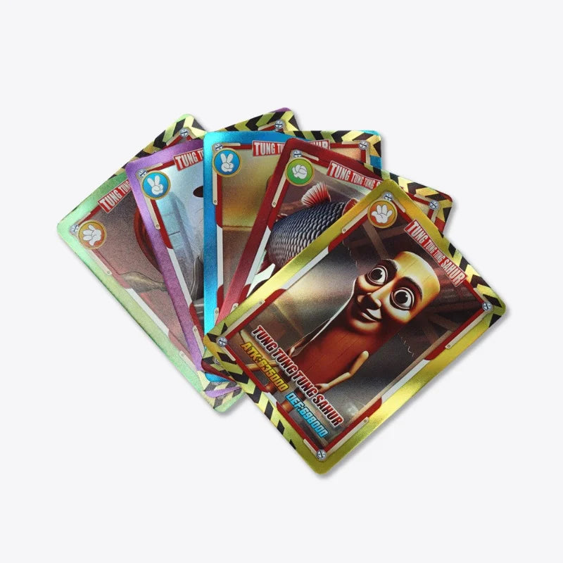 Random 36 Bag 180Pcs Italian Brainrot Collection Card Tung Tung Tung Sahur Tralalero Tralala Cards Board Game Trading Carte Toys