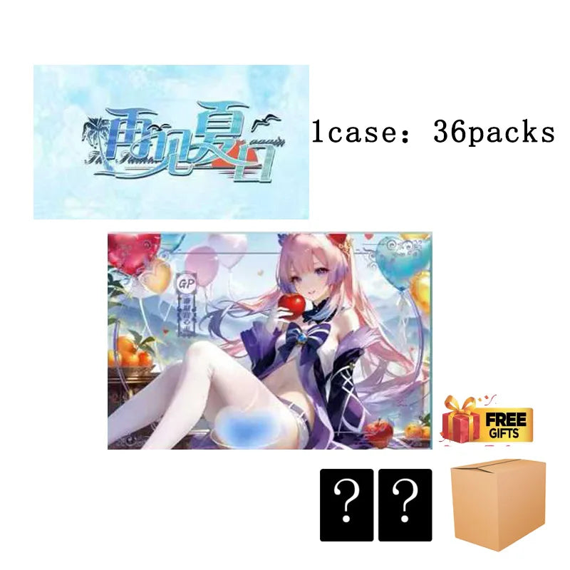 Goddess Story Summer Theme A5 Waifu Cards Goodbye Series Wave 1 Premium Collectors Art Set