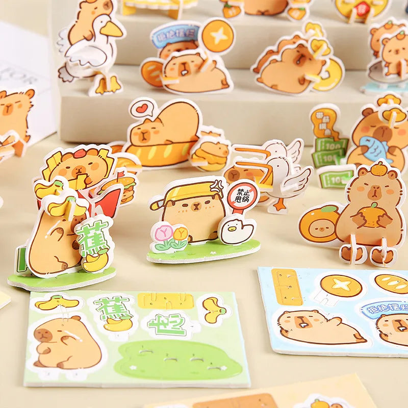 Cartoon Animal Capybara Paper Jigsaw Puzzle Theme Puzzle Party Favors For Kids Birthday Party Favors Classroom Rewards