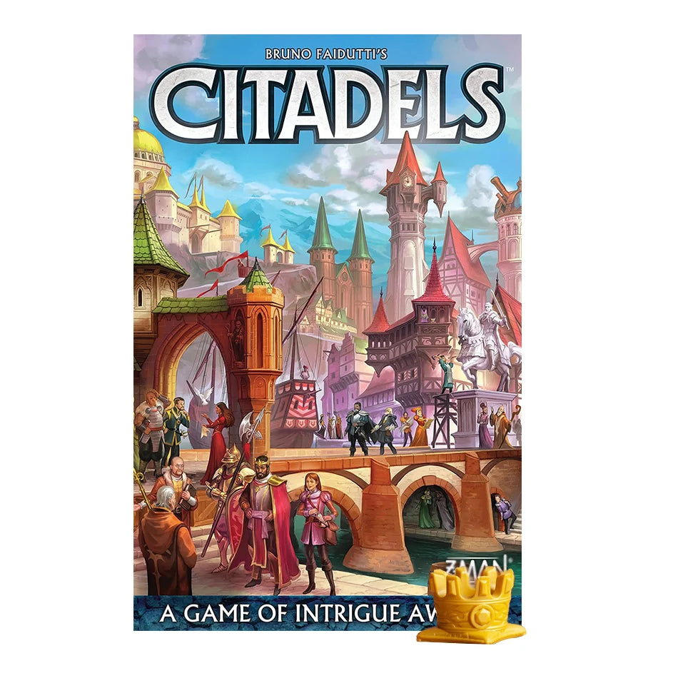 Citadels Revised Edition , Board Game- Master Builder Showdown!  , Ages 10+ , 2-8 Players , 30-60 Minutes Playing Time