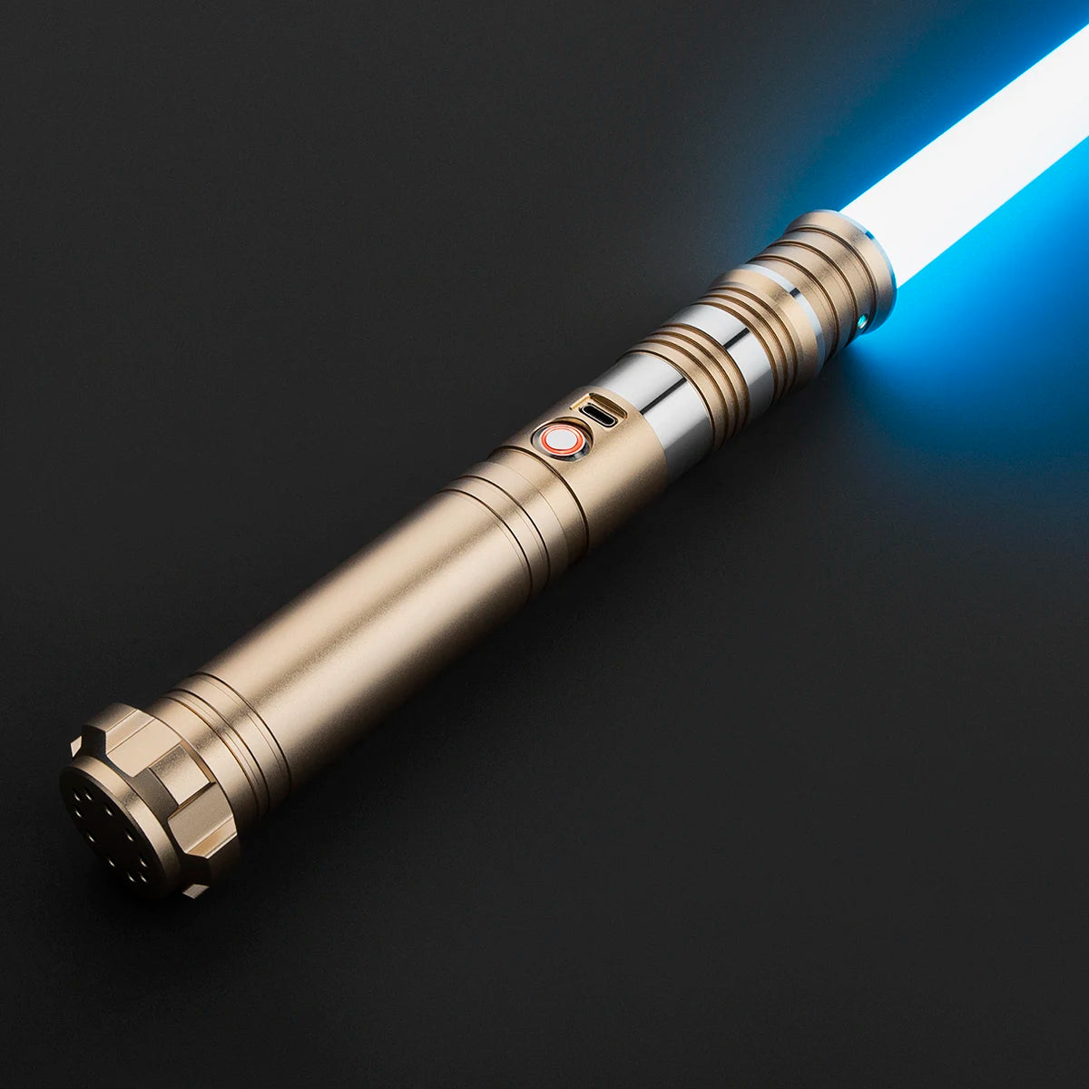 DamienSaber Xeno3.0 Pixel Lightsaber Sensitive Smooth Swing Light Saber Force Heavy Dueling Blade Metal Hilt with 34 Sound Fonts