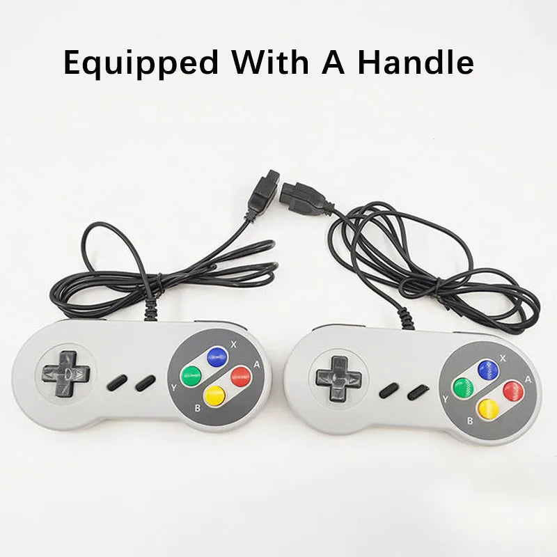 Mini Retro Video Game Console For SNES Home Game Player AV Output Built in SFC620 Game with wired Gamepad For Children