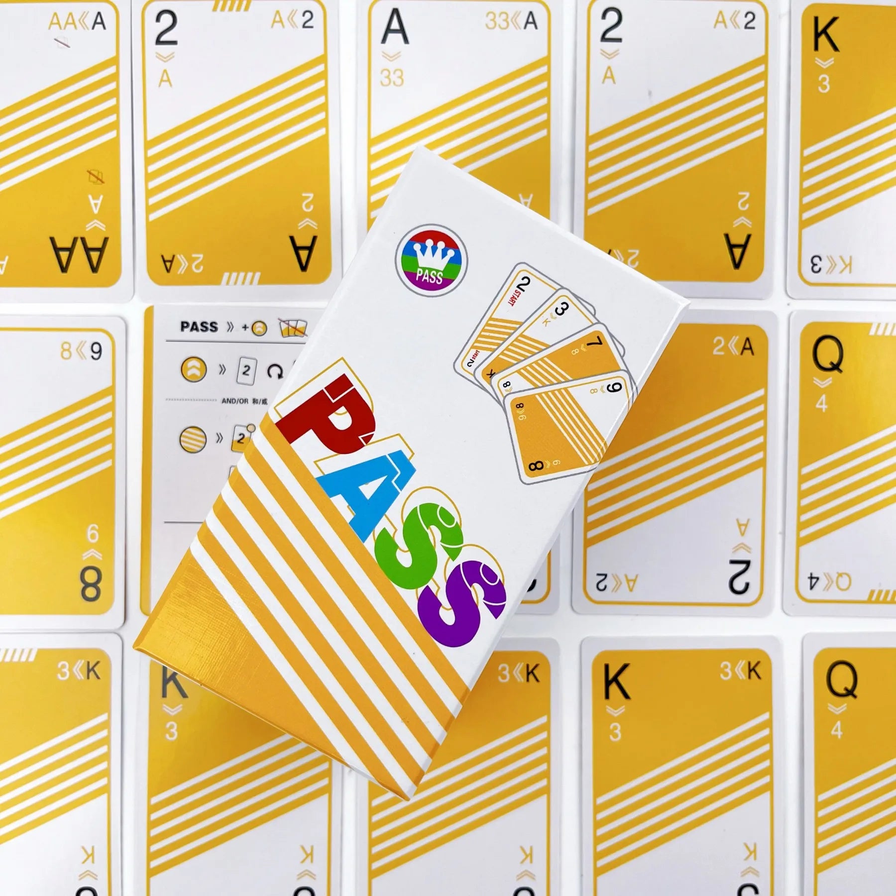 PASS Card Game - URN THE TABLES BY PASS for Fun Party Game - Ages 14+, 2 Players 15 Minutes Playing Time