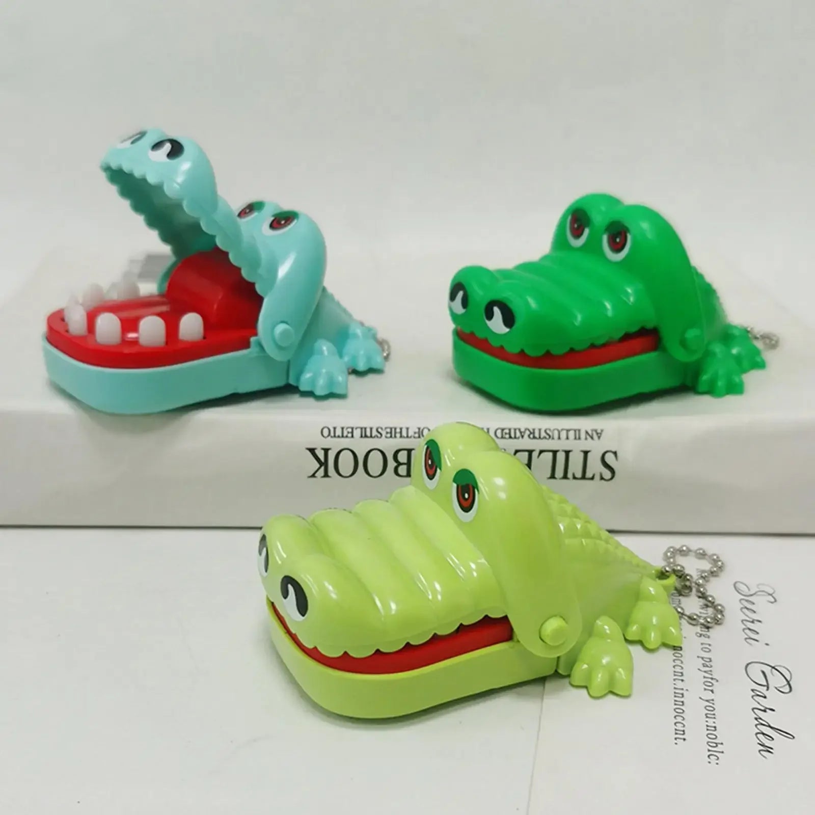 Crocodile Teeth Toys Alligator Family Party Toy Interactive Mini Biting Finger Game Non‑Toxic for Family Games