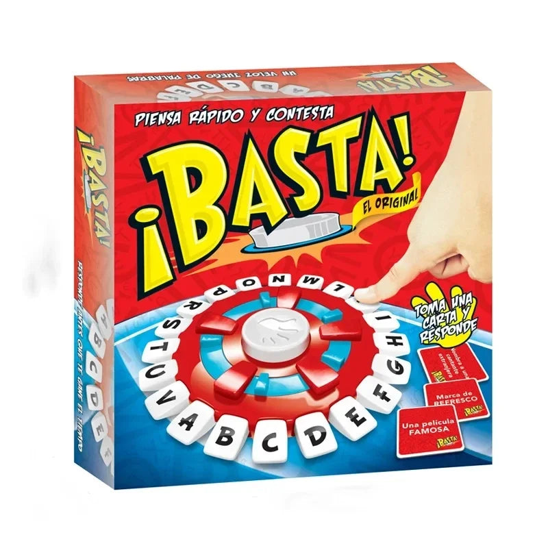 Think Word English Spanish Board Game Fast Paced Family Fun The Quick Thinking Letter Pressing Puzzle Game For Adults And Kids