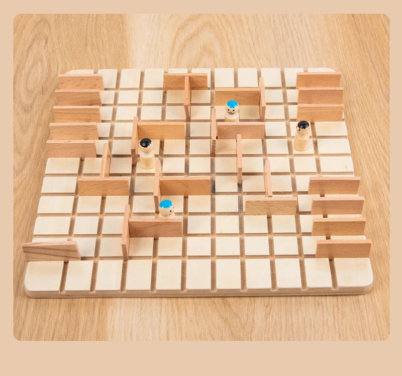 Children Logical Thinking Games Wooden Chess Toys Parent-Child Interactive Board Games Educational Toys For Kids Brain Training