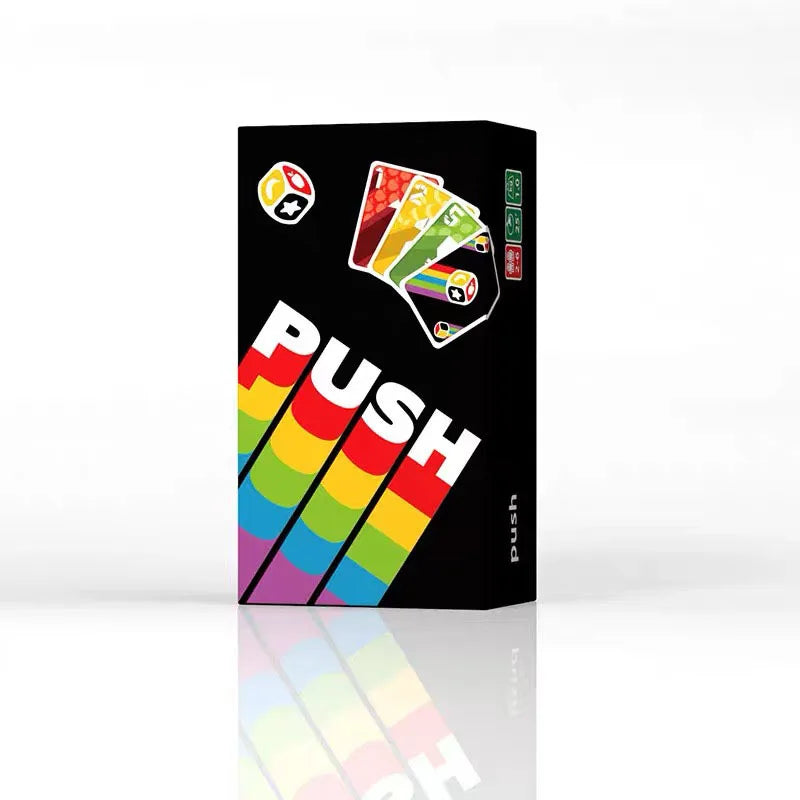 Push Card Game Adults and Teens Strategy Board Game- Family Game for Kids and Adults Age 8 Years Up - 2 to 6 Players