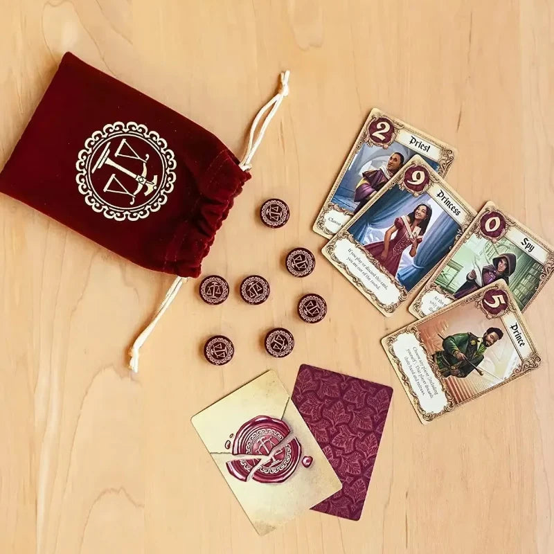 Z-Man Love Letter Card Game | Ages 10+ | 2 - 6 Players | 20+ Minutes Playing Time Family Gathering Couple Strategy English Game