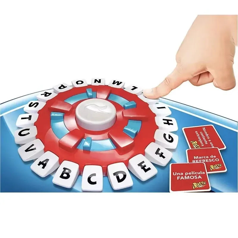 Think Word English Spanish Board Game Fast Paced Family Fun The Quick Thinking Letter Pressing Puzzle Game For Adults And Kids