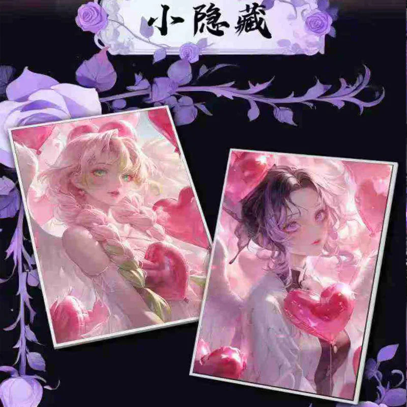 Demon Slayer Acrylic Cards Booster Box Official Anime Trading Game Collection Japanese Style Gift