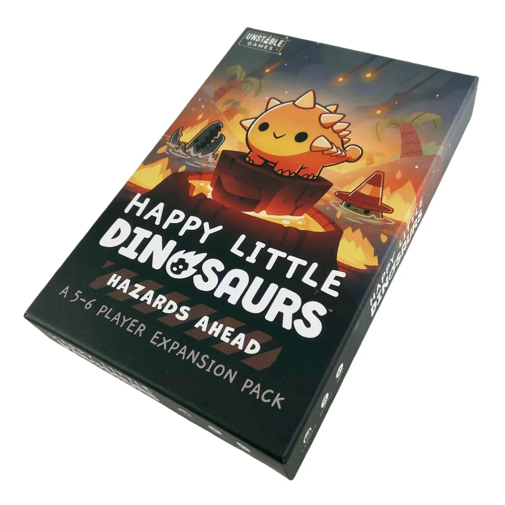 Happy Little Dinosaurs English Chess and Card Strategy Hazards Party Playing Board Evolution Game Cards