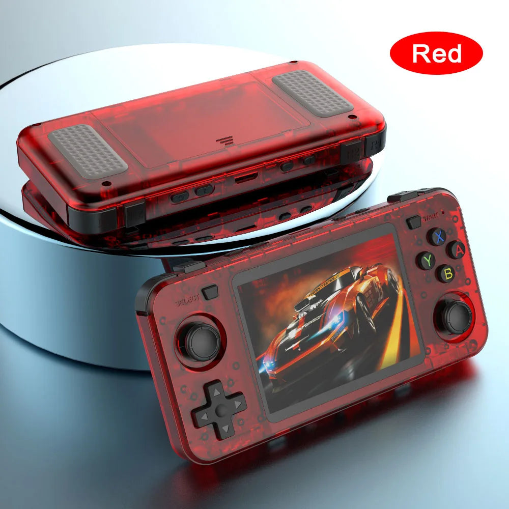 R36H Retro Handheld Console 3.5 inch IPS Screen Open-Source Linux System Portable Classic Game Consoles 64G Video Player Game