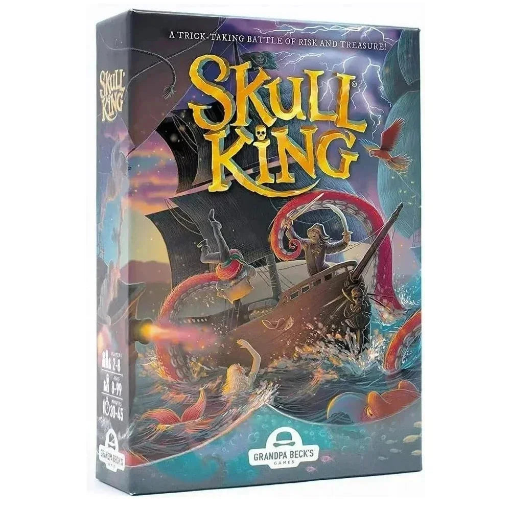 Skull King Board Game - Pirate Adventure Strategy Game for 3 - 8 Players, Ages 8+ - Enhance Intelligence & Promote Interaction
