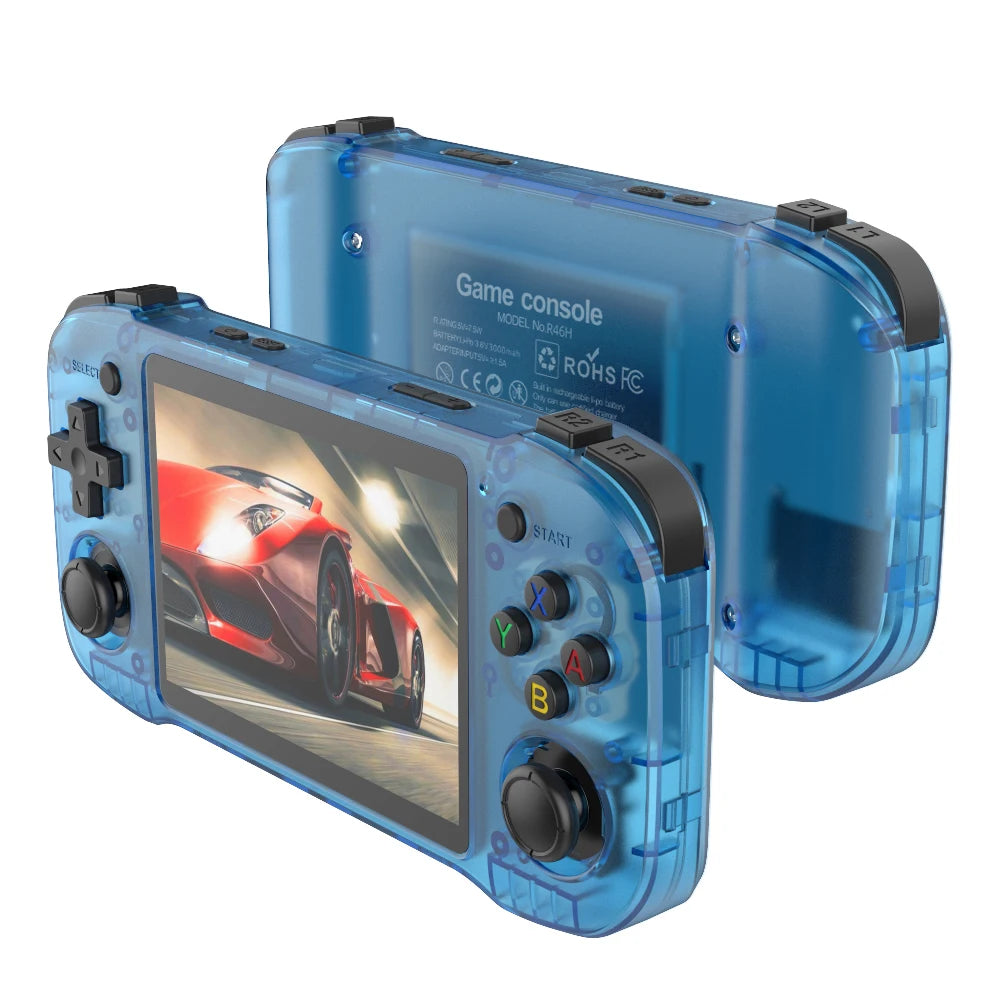 100% Original Linux R46H Retro Handheld Game Console 4.2 IPS 20000+ Games Portable Pocket Player 64G/128G Kids Gifts 2025 NEW