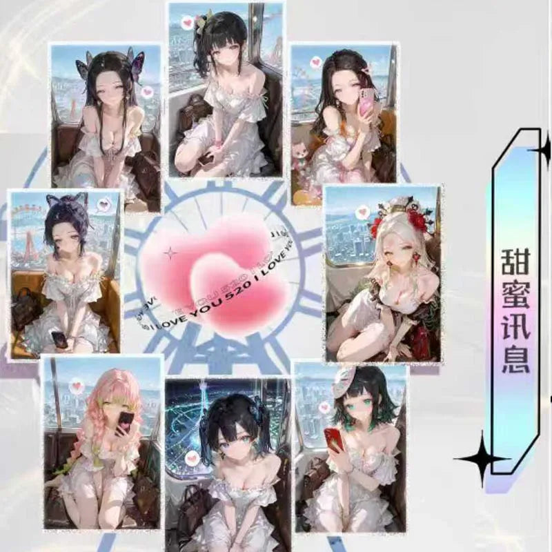 Demon Slayer Wholesales Goddess Cards Booster Box Collection Qinglan Creative Acrylic Art Board Anime Waifu Display Set