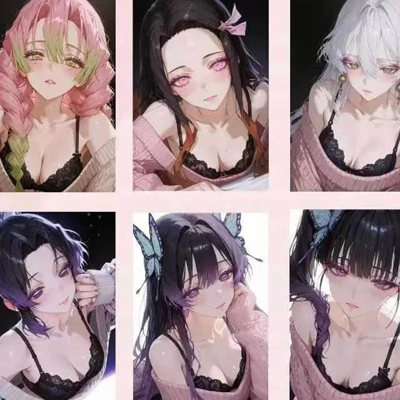 Demon Slayer Card Collection Premium Acrylic Color Paper Wave 1 10*15cm Various Process Wholesale Naisu Wenchuang Party Games