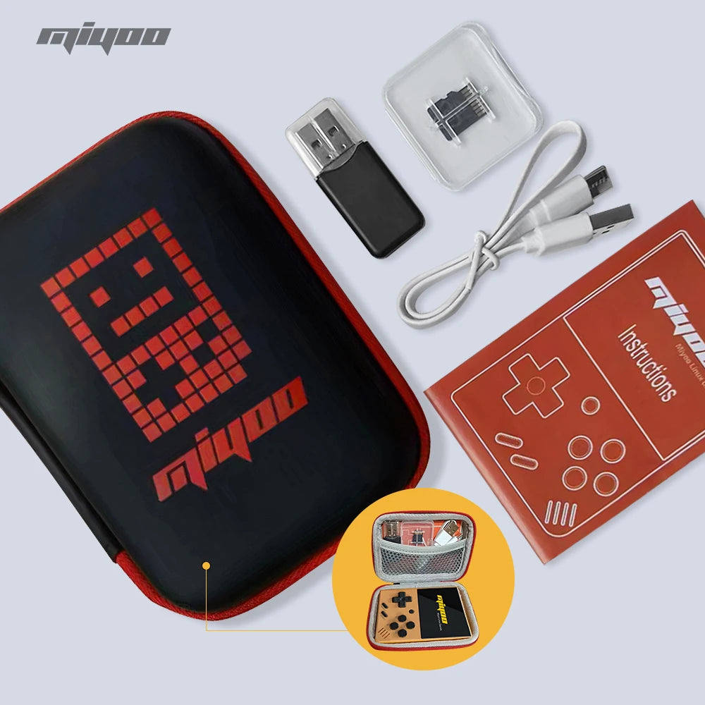 MIYOO Mini V4 Portable Retro Handheld Game Console 2.8"Inch IPS Screen Small Video Game Consoles Classic Gaming Emulator Players
