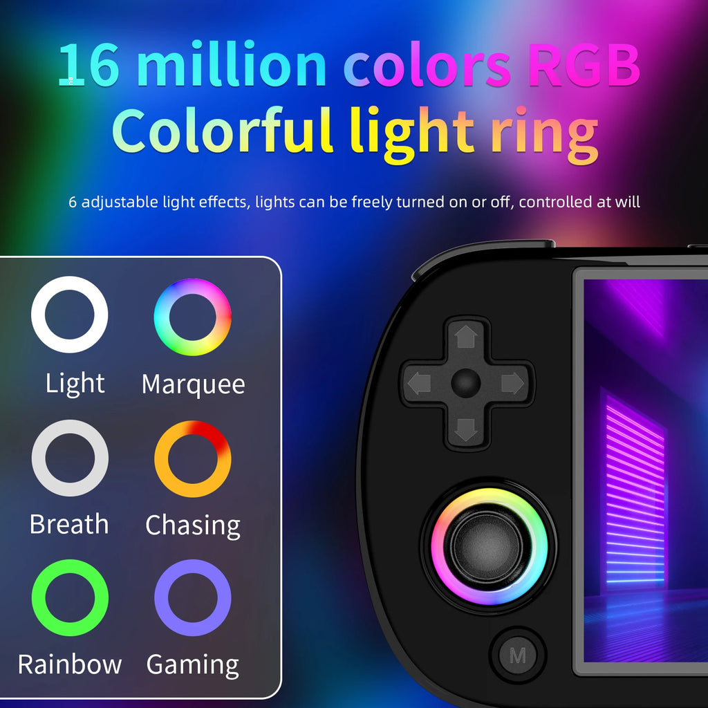 ANBERNIC RG40XX H Handheld Game Console Linux 64-bit System 4.0 inch IPS 3200mAh Retro Video Gaming Console 64G 5000+ Games Gift