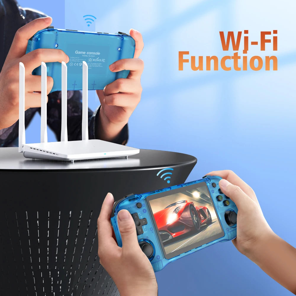 100% Original Linux R46H Retro Handheld Game Console 4.2 IPS 20000+ Games Portable Pocket Player 64G/128G Kids Gifts 2025 NEW