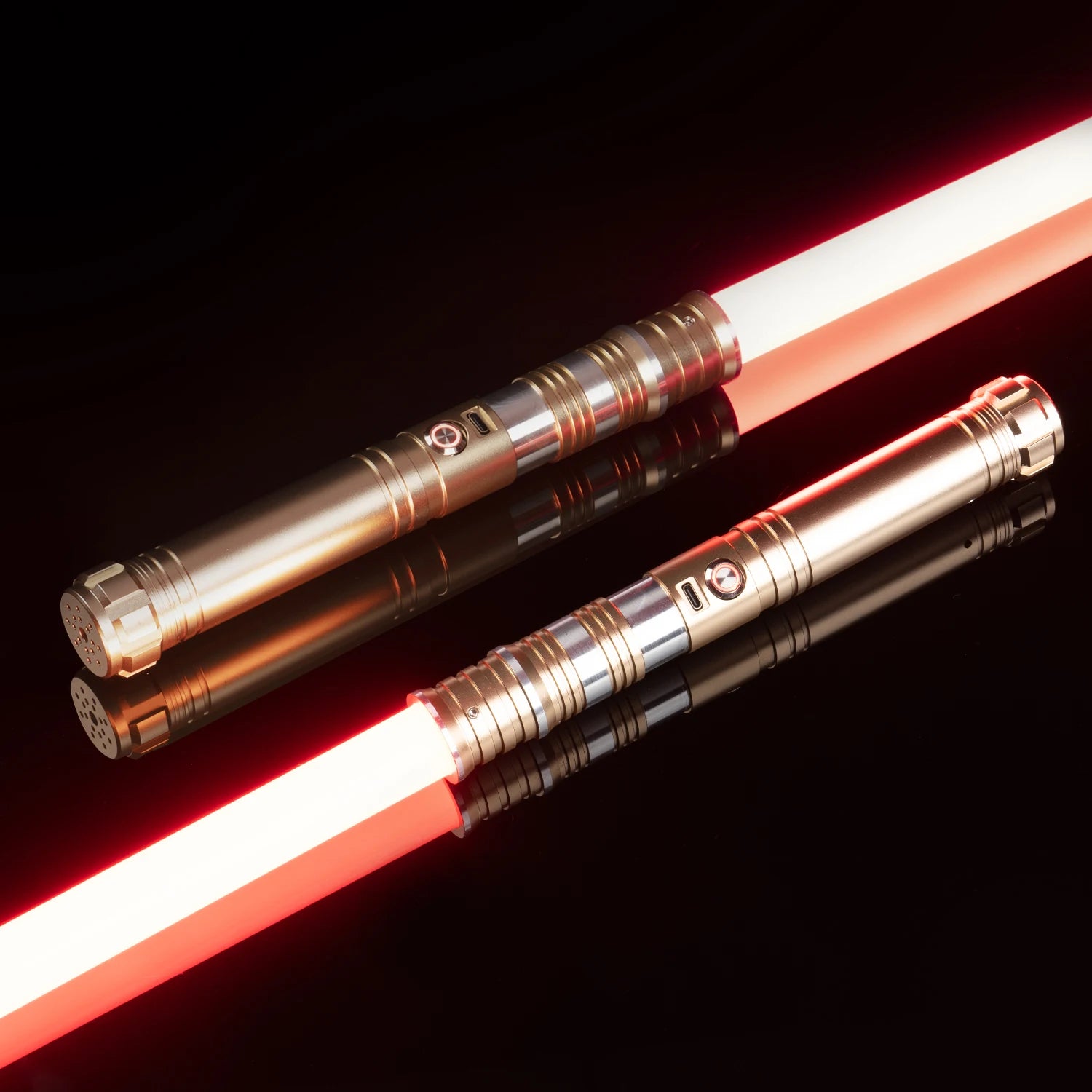 DamienSaber Xeno3.0 Pixel Lightsaber Sensitive Smooth Swing Light Saber Force Heavy Dueling Blade Metal Hilt with 34 Sound Fonts