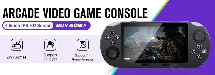 M15 Game Stick 4K Retro Video Game Console 64GB 20000+Games Handheld Game Console with Wireless Gamepads Controller HDMI Output