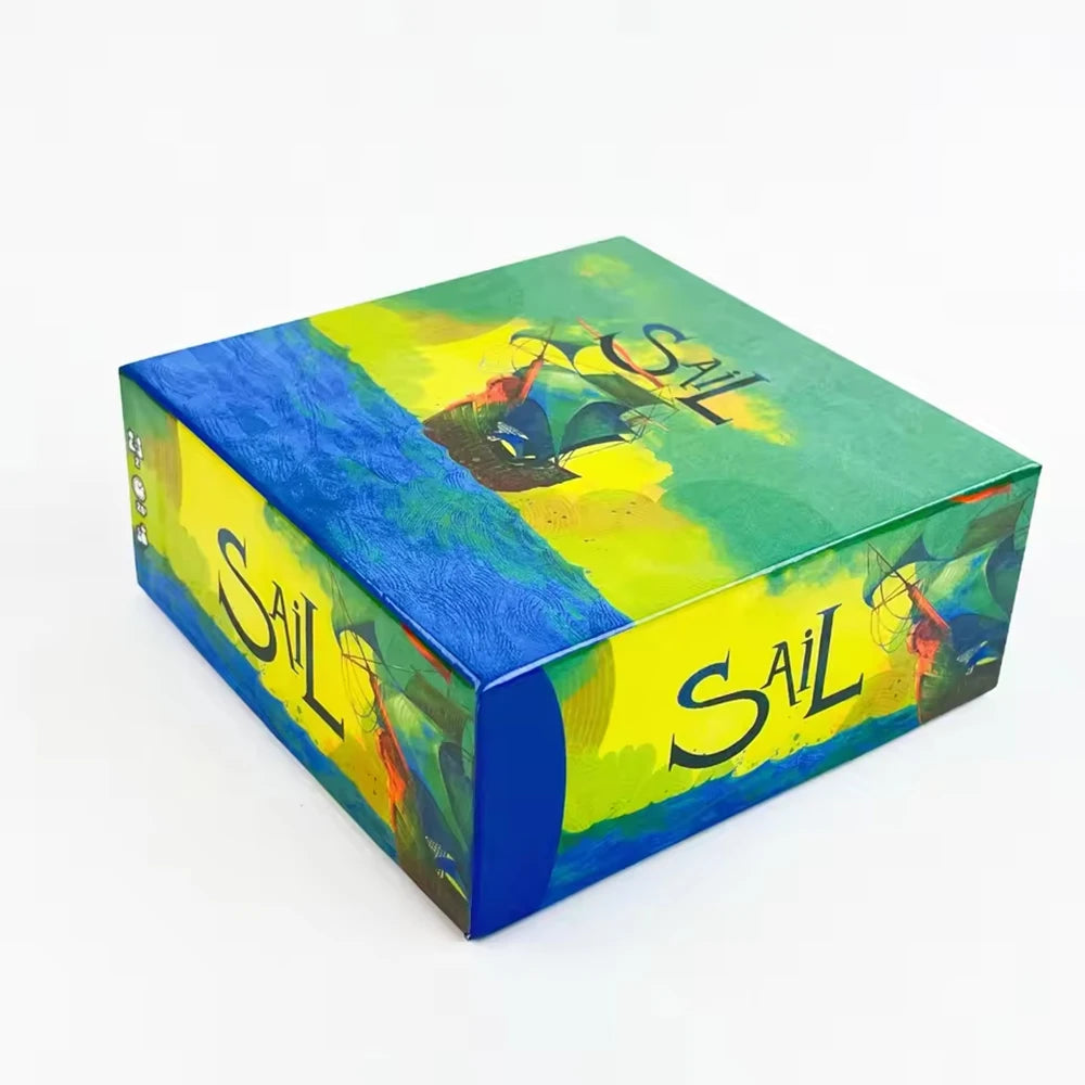 SAIL: 2-Player 20-Minute Paper-Based Nautical Strategy Couple Board Game - Romantic Adventure for Date Nights, Couple Gatherings