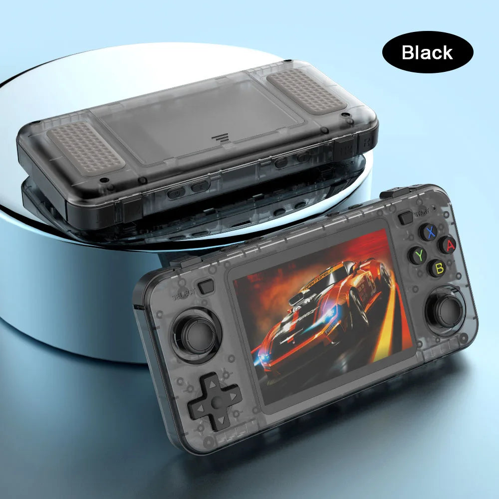 R36H Retro Handheld Console 3.5 inch IPS Screen Open-Source Linux System Portable Classic Game Consoles 64G Video Player Game