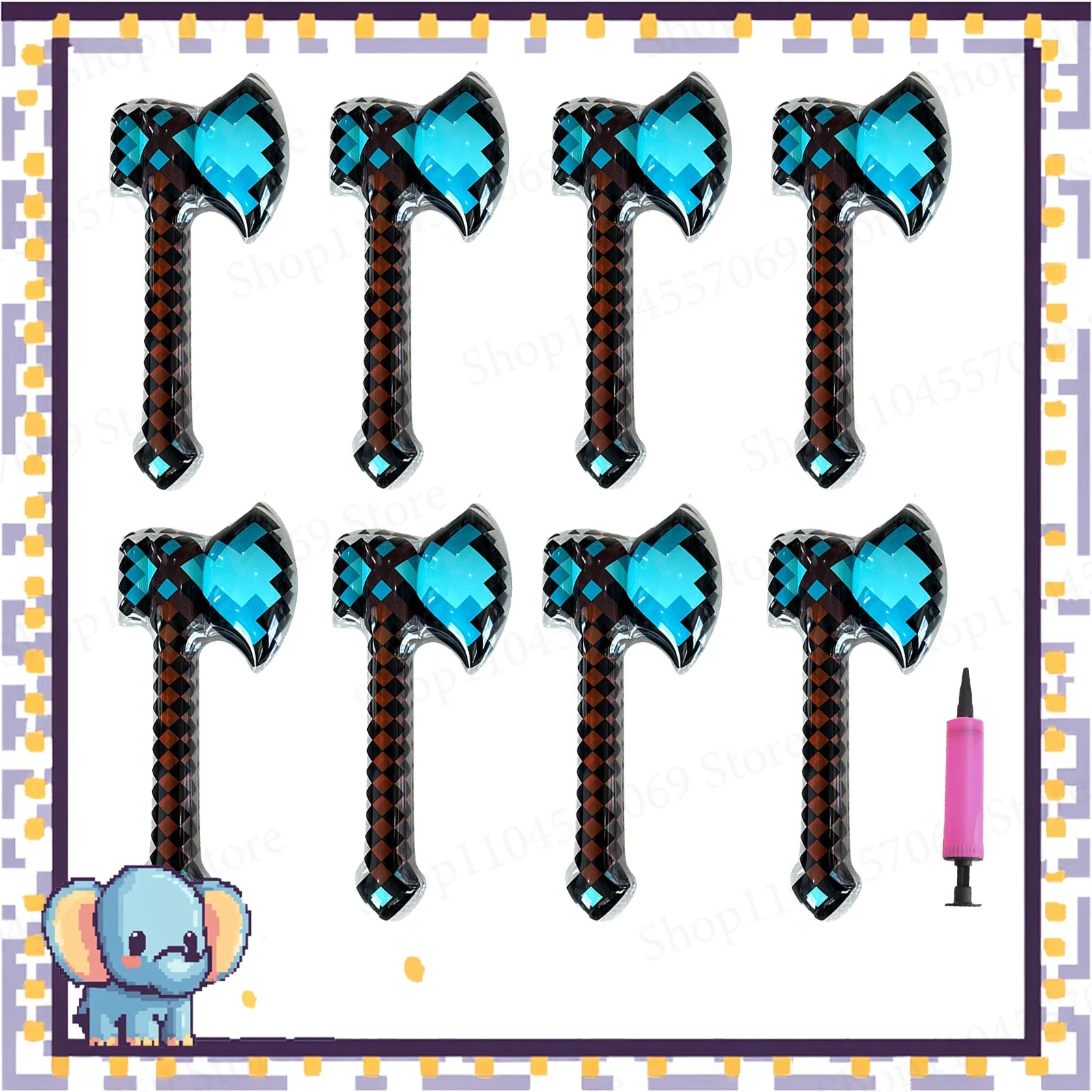 12-72Pcs Inflatable Sword Toy Inflatable Weapons for Theme Party Birthday Halloween Kids Themed Party Gifts Sword Party Favors