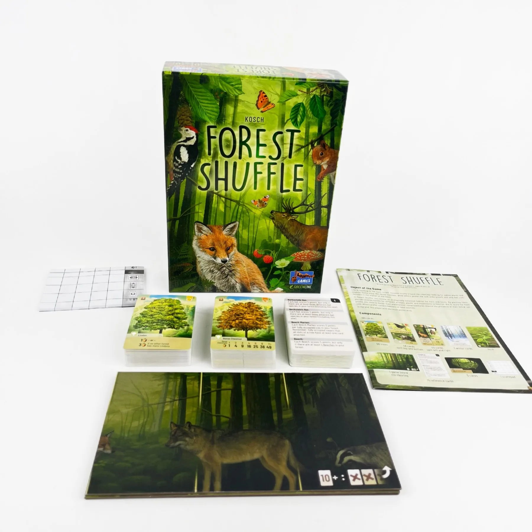 Forest Shuffle Card Game - Clever Strategy Game, Fun Family Game for Kids and Adults , 2-5 Players, 60 Minutes