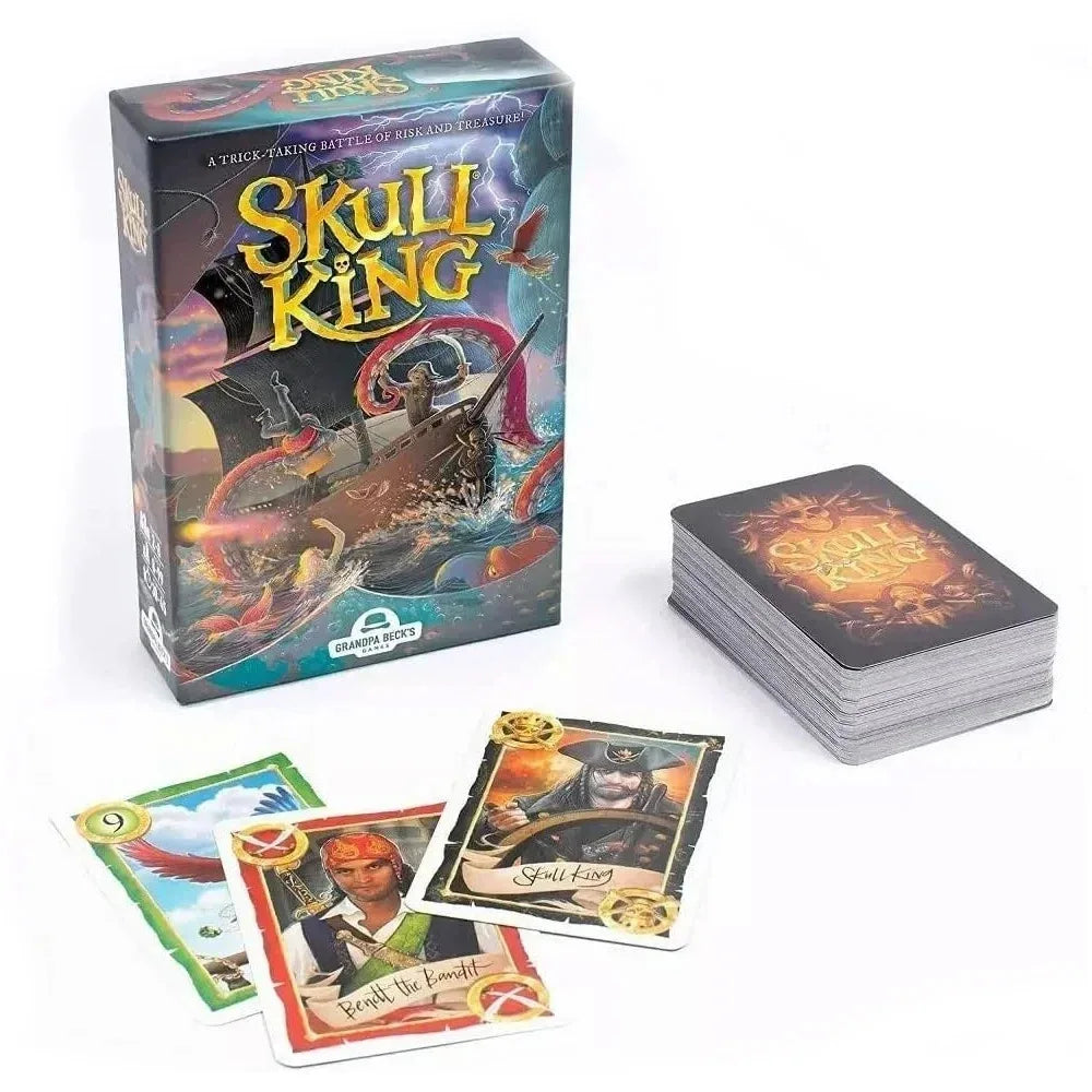 Skull King Board Game - Pirate Adventure Strategy Game for 3 - 8 Players, Ages 8+ - Enhance Intelligence & Promote Interaction